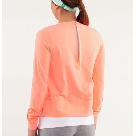 Lululemon Run: Warm Up Crew with Reflective Back-Zipper - Picture 2 of 9